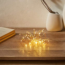 Load image into Gallery viewer, Amazon Brand - Solimo 5 Metre 50 LED Copper String Light for Decoration, USB Powered, Warm White - Home Decor Lo