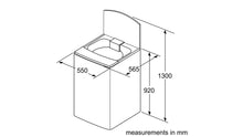 Load image into Gallery viewer, Bosch 7 kg Fully Automatic Top Load Washing Machine White (WOE704W0IN) - Home Decor Lo