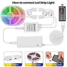 Load image into Gallery viewer, 65.6ft Led Strip Lights 20M Ultra-Long S-Type Color Changing Light Strip with 2 Remote,600LEDs DIY Color Lights RGB LED Lights with UL Listed Adapter for Large-Place of Bar,Party,Home Decoration - Home Decor Lo