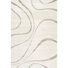 Load image into Gallery viewer, SWEET HOMES Carpet, Ultra Soft Handwoven shag Collection Modern Design. 3x5 Feet Color, Ivory/Beige - Home Decor Lo