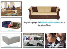 Load image into Gallery viewer, Adorn India Acura 3 Seater Sofa (Brown & Beige) - Home Decor Lo