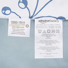 Load image into Gallery viewer, AmazonBasics Easy-Wash Microfiber Kid's Bed-in-a-Bag Bedding Set - Full or Queen, Purple Flowers - with 4 pillow covers - Home Decor Lo