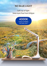 Load image into Gallery viewer, OPPLE 5W Led Desk Lamp, Flicker Free Table Lamp, Study Lamps, Rechargable & Long Battery Backup, 3 Levels Brightness Mode, Touch Control (White, Pack of 1)