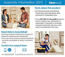 Load image into Gallery viewer, Bluewud Walten Engineered Wood Bookshelf/Display Rack (Wenge) - Home Decor Lo