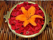 Load image into Gallery viewer, AN Handicrafts Decorative Antique Brass Urli Bowl for Flowers and Candles Traditional Floating Pot Handicraft Home Decor Center Showpiece for Diwali , House Warming (8 inch diameter) - Home Decor Lo