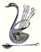 Load image into Gallery viewer, Rastogi Handicrafts Silver Plated Cutlery Set (Pack of 7) 6 inch Height Diwali, Christmas, Festival Gifts - Home Decor Lo