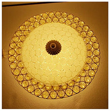 Load image into Gallery viewer, HomeShop52.com Peacock Luxury Crystal Round Chandelier Modern Hanging LED Lights (12-inch, Multicolour) - Home Decor Lo