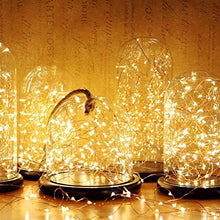Load image into Gallery viewer, XERGY 33ft 100 LED Copper Wire Fairy String Lights 8 Modes USB Powered with Remote Control for Christmas Party Decoration-Warm White (Pack of 1) - Home Decor Lo