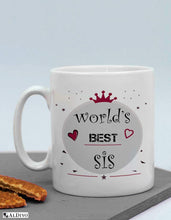 Load image into Gallery viewer, ALDIVO Combo Gift for Sister | Gift for Sister | Gift for Best Sister (12" x 12" Cushion Cover with Filler + Printed Coffee Mug +Greeting Card + Printed Key Ring) - Home Decor Lo