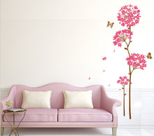 Load image into Gallery viewer, Decals Design 5700050 StickersKart Wall Stickers Flowers Pink Dandelion Large Size Vinyl Wall Decal for Home Wall Covering Area: 95cm x 160cm(Multicolor) - Home Decor Lo
