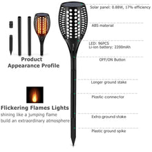 Load image into Gallery viewer, Voroly Solar Garden Light Scene Torch Mashaal Light: Pack Of 1 - Home Decor Lo