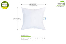 Load image into Gallery viewer, Recron Certified Dream Microfibre Cushion, 2 Piece (16"x16", White) - Home Decor Lo