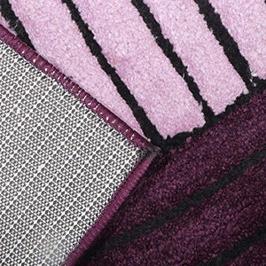 SSHOMEZ Super Soft Microfiber Cotton Anti-Slip Bath Mat 40x60 cm – Pack of 1, Purple - Home Decor Lo
