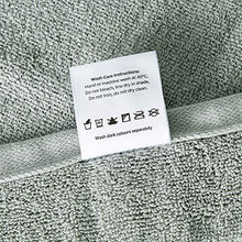 Load image into Gallery viewer, Amazon Brand - Solimo 100% Cotton 4 Piece Hand Towel Set, 575 GSM (Drizzle Grey and Navy Blue) - Home Decor Lo