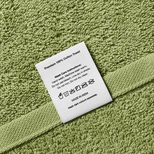 Load image into Gallery viewer, Amazon Brand - Solimo 100% Cotton 6 Piece Towel Set, 500 GSM (Brown and Olive Green) - Home Decor Lo