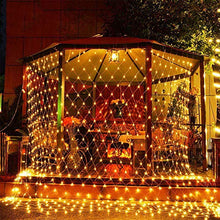 Load image into Gallery viewer, CITRA 300 LED Net Mesh Fairy String Light Still Effect Lighting 10x10 Foot for Diwali Decorationm Backdrop Garden Tree Waterproof - Warm White - Home Decor Lo