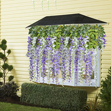 Load image into Gallery viewer, Artiflr 8pcs Artificial Fake Wisteria Vine Garland-GreenDec 3.6Ft/Piece Silk Wisteria Vine Ratta Hanging Flower for Home Garden Decor,(White) - Home Decor Lo