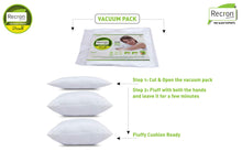 Load image into Gallery viewer, Recron Certified Dream Microfibre Cushion, 2 Piece (16"x16", White) - Home Decor Lo