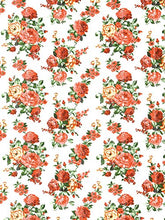 Load image into Gallery viewer, Turu Floral 5 Piece Cotton Comforter Set - White & Red - Home Decor Lo
