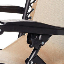 Load image into Gallery viewer, AmazonBasics Zero Gravity Reclining Lounge Portable Chair, Beige - Home Decor Lo