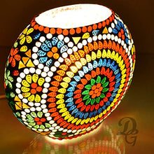 Load image into Gallery viewer, Decent Glass Turkish Lamps for Home Decoration Purse Shape Mosaic Bedside Table for Bedroom (19 cm, Multi) - Home Decor Lo