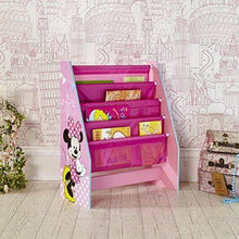 Load image into Gallery viewer, Disney Wooden Minnie Mouse Sling Bookcase, Pink - Home Decor Lo