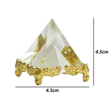 Load image into Gallery viewer, Reiki Crystal Products Vastu / Feng Shui Crystal Pyramid For Positive Energy And Vastu Correction.Good Luck & Prosperity - Home Decor Lo