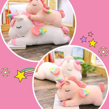 Load image into Gallery viewer, TOYMYTOY Unicorn Plush Toy Stuffed Animal Pillow Cushion Soft Toys for Baby Kids 30cm (Pink) - Home Decor Lo