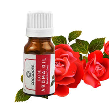 Load image into Gallery viewer, Cocodoes Aroma Oil Rose Lemon Grass Jasmine Lavender Sandalwood Glass Diffuser, 10ml (Multicolour, CD-AROMAOIL-5PC) - Home Decor Lo