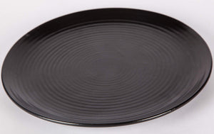 Tatvam Homes Handmade Organic Ceramic Full Dinner Plates - Calla and Tangerine (10 inches, Set of 6) - Home Decor Lo