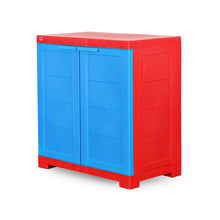 Load image into Gallery viewer, Cello Novelty Compact Cupboard - Red and Blue - Home Decor Lo