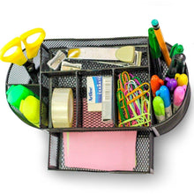 Load image into Gallery viewer, Callas Metal Mesh Desk Organizer, Black - Home Decor Lo