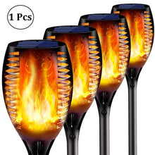 Load image into Gallery viewer, Voroly Solar Garden Light Scene Torch Mashaal Light: Pack Of 1 - Home Decor Lo