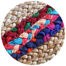 Load image into Gallery viewer, Boho Cotton and Jute Braided Floor Rug - Home Decor Lo