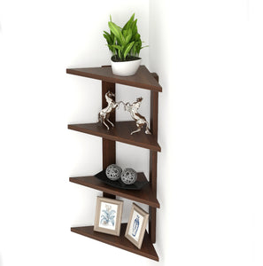 Wudville Braine Wall Corner Shelf/Display Rack - Home Decor Lo