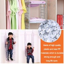 Load image into Gallery viewer, 5 Layer Folding Clothes Storage Hanging Wardrobe Shelves - Home Decor Lo