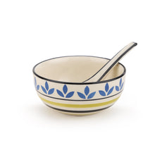 Load image into Gallery viewer, KITTENS Ceramic Soup Bowls with Spoons, Set of 4, Multicolour - Home Decor Lo