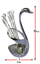 Load image into Gallery viewer, Rastogi Handicrafts Silver Plated Cutlery Set (Pack of 7) 6 inch Height Diwali, Christmas, Festival Gifts - Home Decor Lo