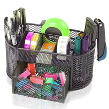Load image into Gallery viewer, Callas Metal Mesh Desk Organizer, Black - Home Decor Lo