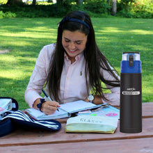 Load image into Gallery viewer, Milton Atlantis-600 Thermosteel Water  Bottle,500 ml,Black - Home Decor Lo