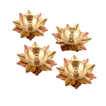 Load image into Gallery viewer, Collectible India Set of 8 Brass Small Lotus Shape Kamal Diya Oil Lamp for Home Temple Puja Articles Decor Gifts (8 Pcs) - Home Decor Lo