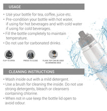 Load image into Gallery viewer, Milton Thermosteel Flip Lid Flask, 1000 milliliters, Silver - Home Decor Lo