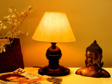 Load image into Gallery viewer, Tu Casa Conical Shade Table Lamp (Khadi) - Home Decor Lo