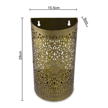 Load image into Gallery viewer, Moroccan Filgree Wall Lam, Antique Brass Finish Ceiling Lights - Home Decor Lo