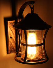 Load image into Gallery viewer, Metal and Glass Wall Light Wall Lamp Lighting to Decor (Copper Antique) - Home Decor Lo