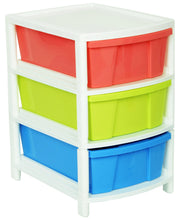 Load image into Gallery viewer, Aristo Multipurpose 3 Drawer Plastic Modular Chest Storage Organizer - Home Decor Lo