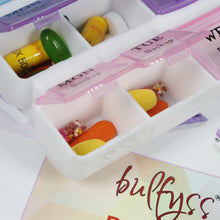 Load image into Gallery viewer, Bulfyss Food Grade Plastic Medicine Organizer Box(2.8x2.8x1.5cm, Multicolour) - Home Decor Lo