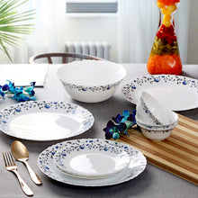 Load image into Gallery viewer, Cello Imperial Vinea Opalware Dinner Set, 33 Pieces, White - Home Decor Lo