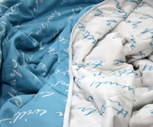 Load image into Gallery viewer, Divine Casa Luxor Abstract Microfibre Single Comforter: Blue - Home Decor Lo