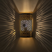 Load image into Gallery viewer, Moroccan Filgree Wall Lam, Antique Brass Finish Ceiling Lights - Home Decor Lo